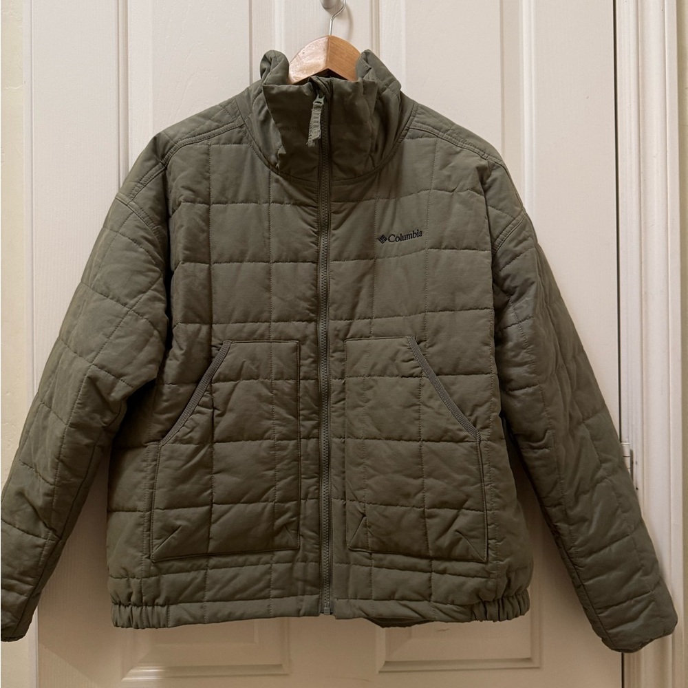 Columbia Olive Quilted Jacket